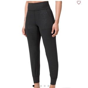 NEW With Tags Lululemon Align Jogger | Code Emboss Black | Sz 4